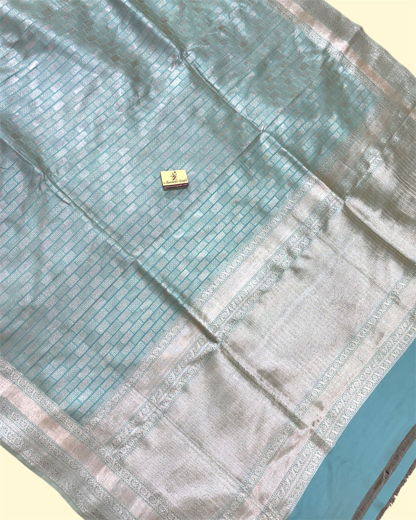 C Green Pure Katan Handloom Silk - Banarasi Saree