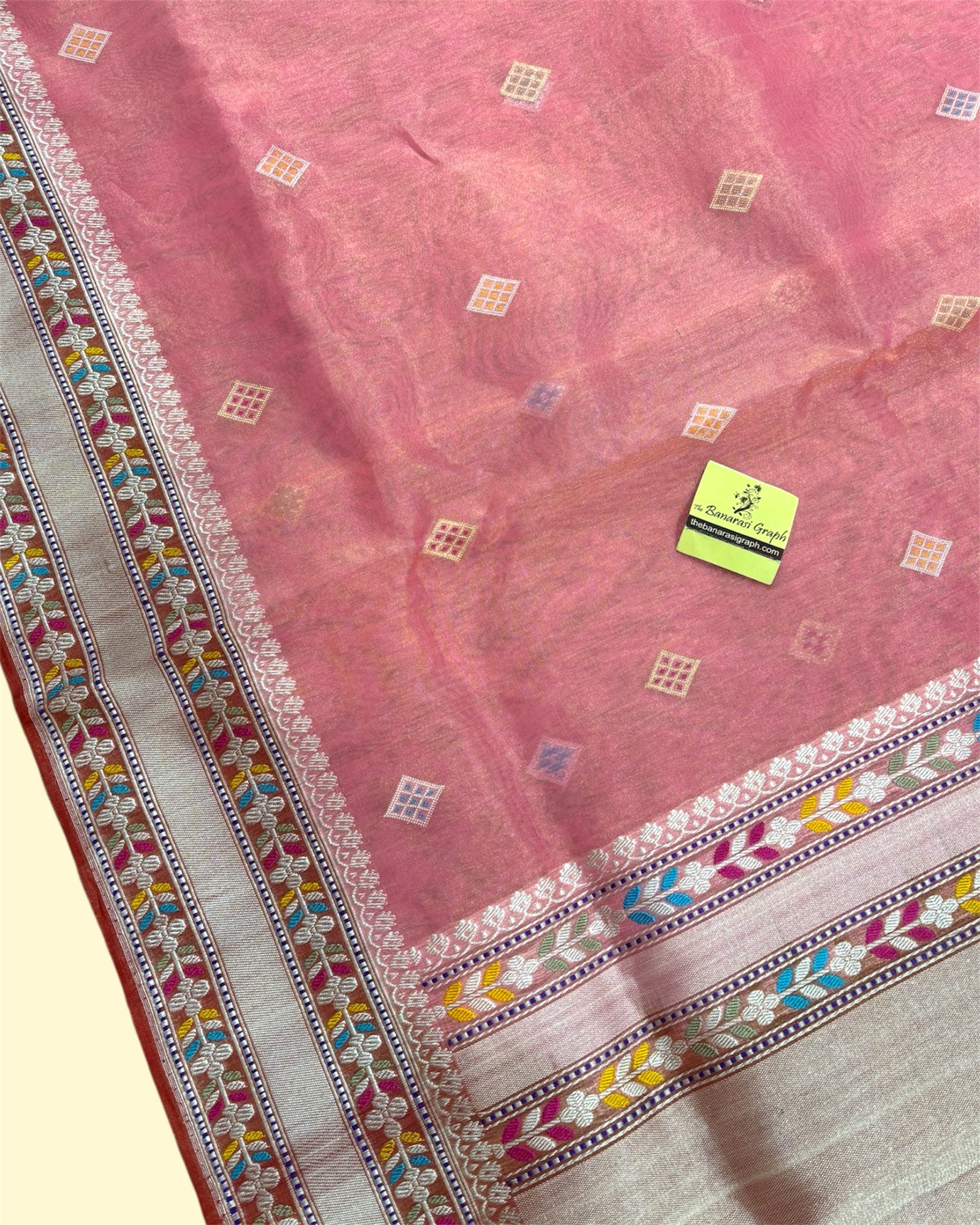 Pure Tissue Handloom Silk - Kadhua Motifs Sona Rupa With Meenakari Katan Border Banarasi Saree