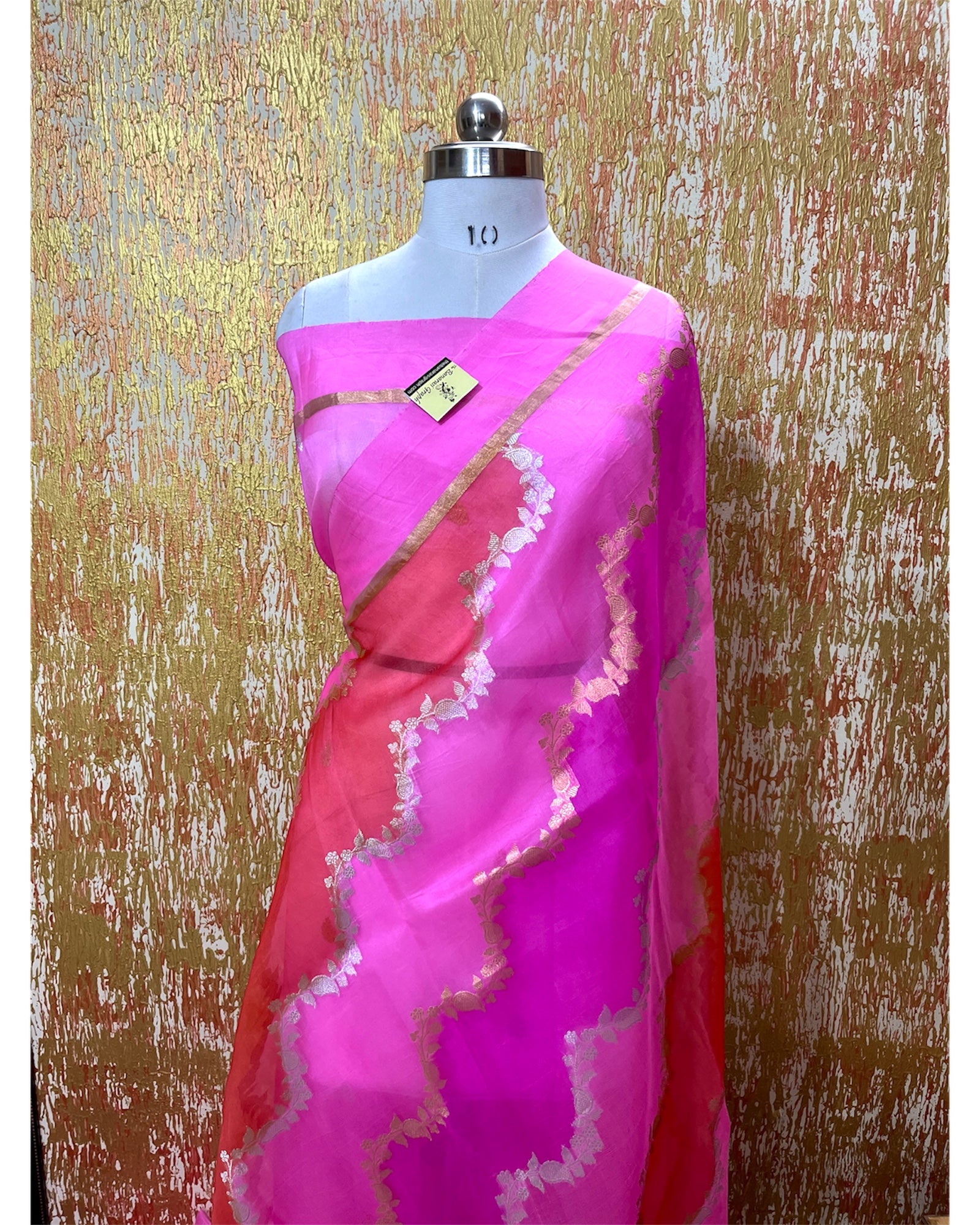 Rangkat Pure Kora Handloom Silk - Banarasi Saree