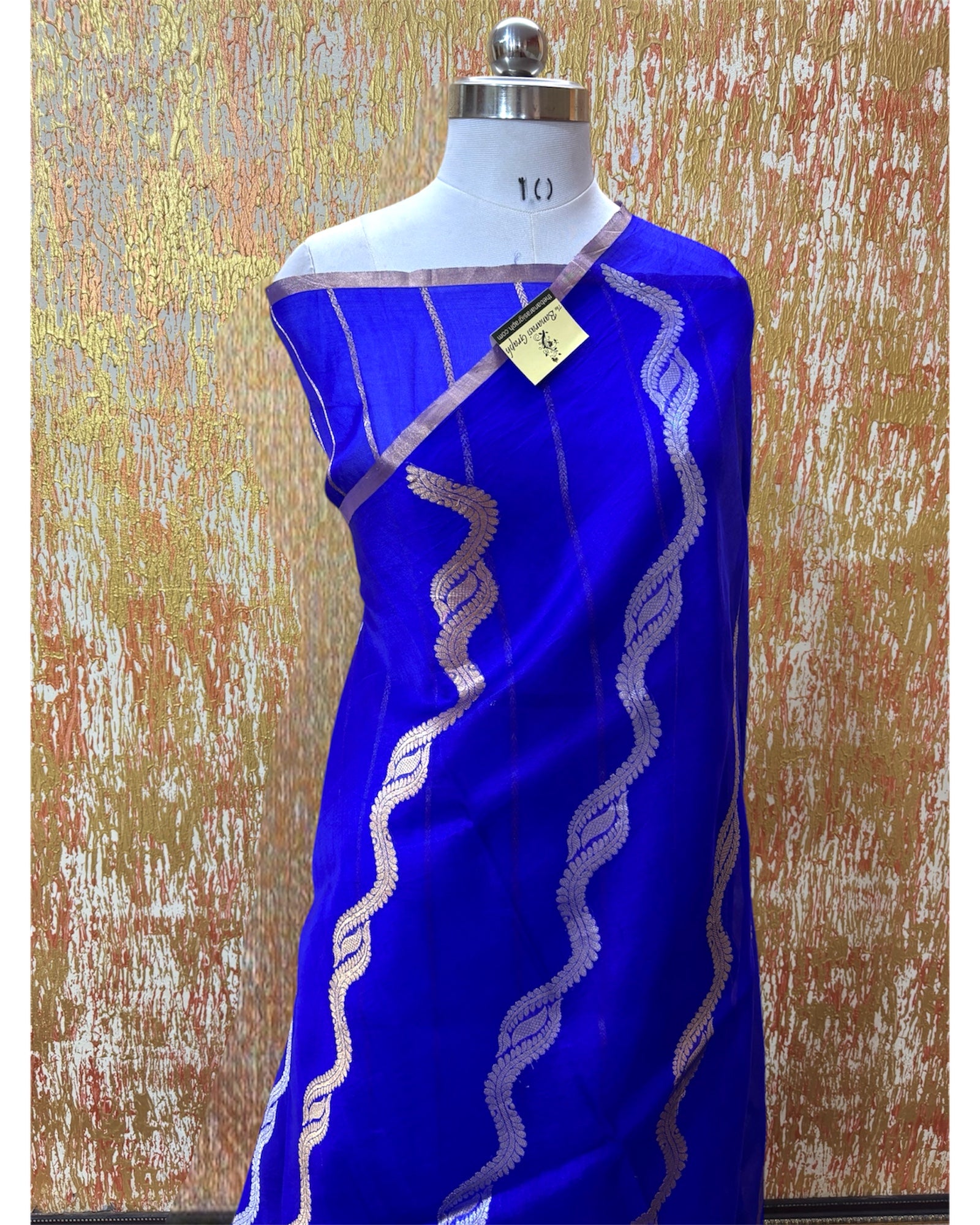 Pure Kora Handloom Silk - Kadhua Motifs Sona Rupa Banarasi Saree