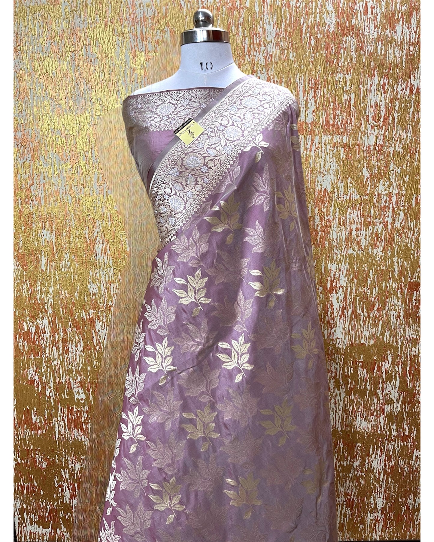 Pure Katan Handloom Silk - All Over Sona Rupa Jaal Work Banarasi Saree