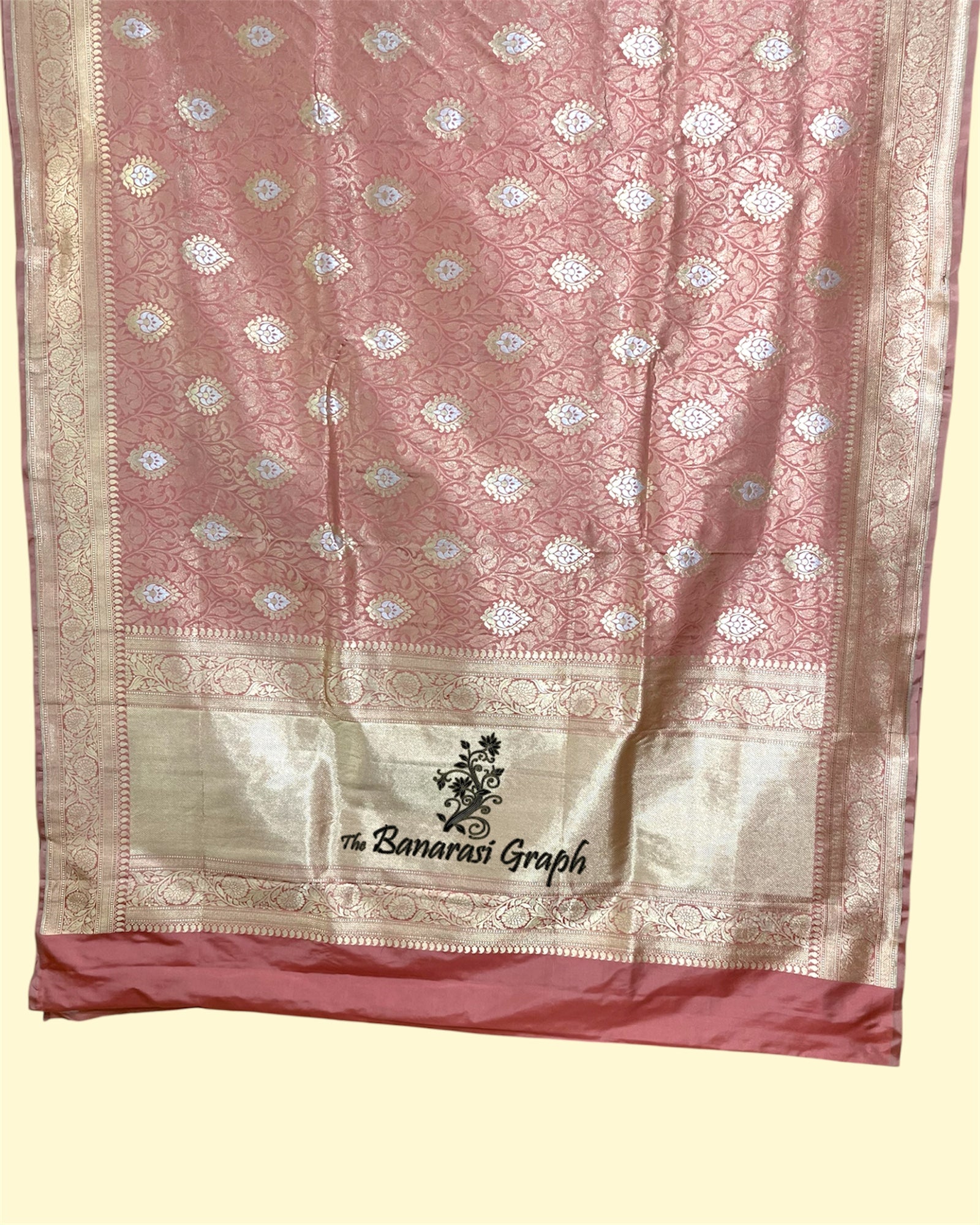 Pure Katan Handloom Silk - All Over Jaal Work with Meenakari Banarasi Saree