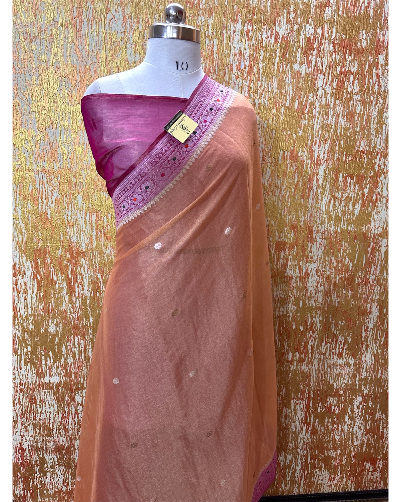 Pure Tissue Handloom - Kadhua Sona Rupa With Meenakari Banarasi Saree