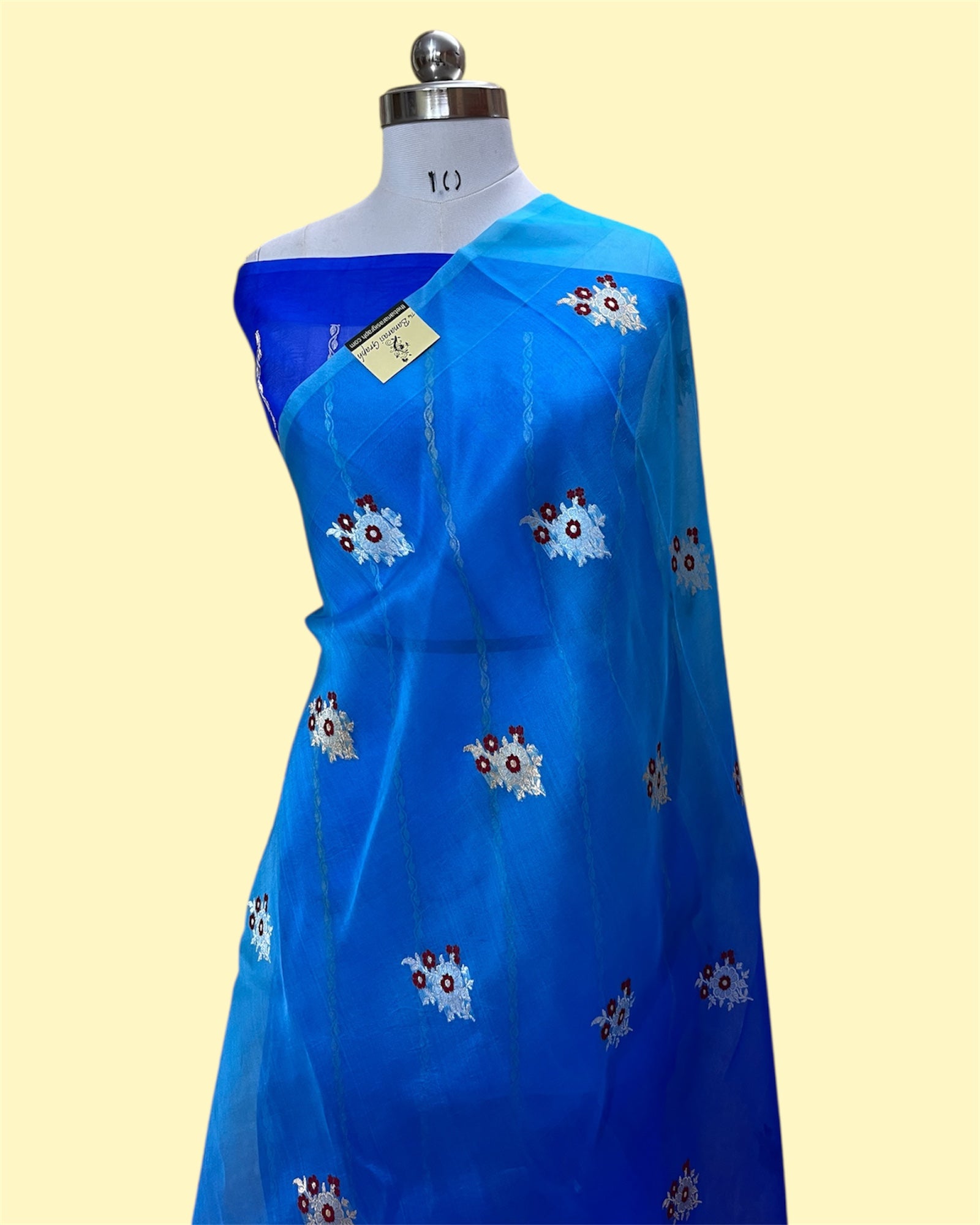 Pure Kora Handloom Silk - Kadhua Motifs Sona Rupa with Meenakari Banarasi Saree