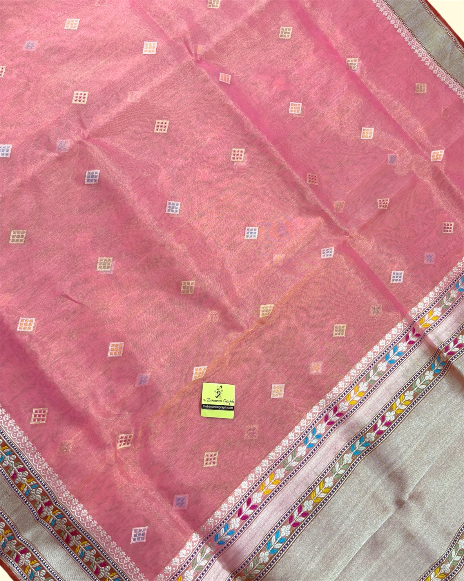 Pure Tissue Handloom Silk - Kadhua Motifs Sona Rupa With Meenakari Katan Border Banarasi Saree