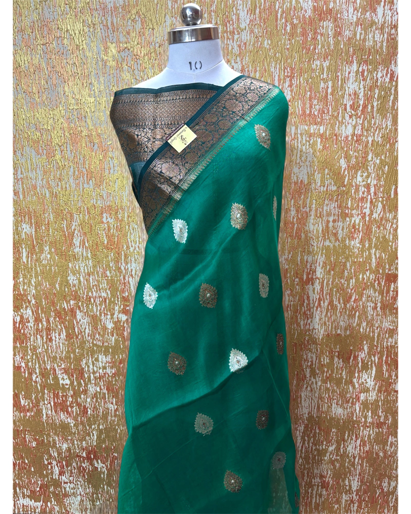 Pure Kora Silk - Sona Rupa Banarasi Saree