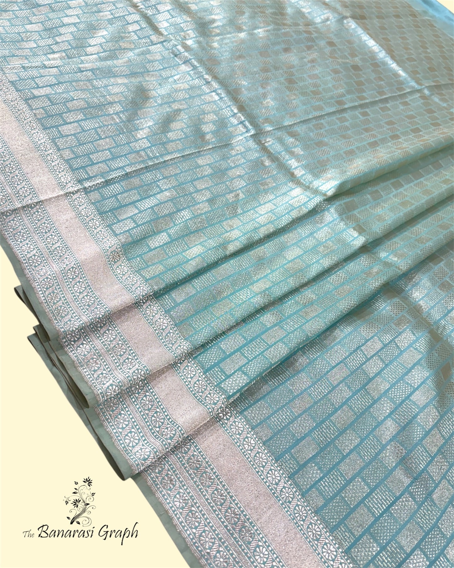 C Green Pure Katan Handloom Silk - Banarasi Saree