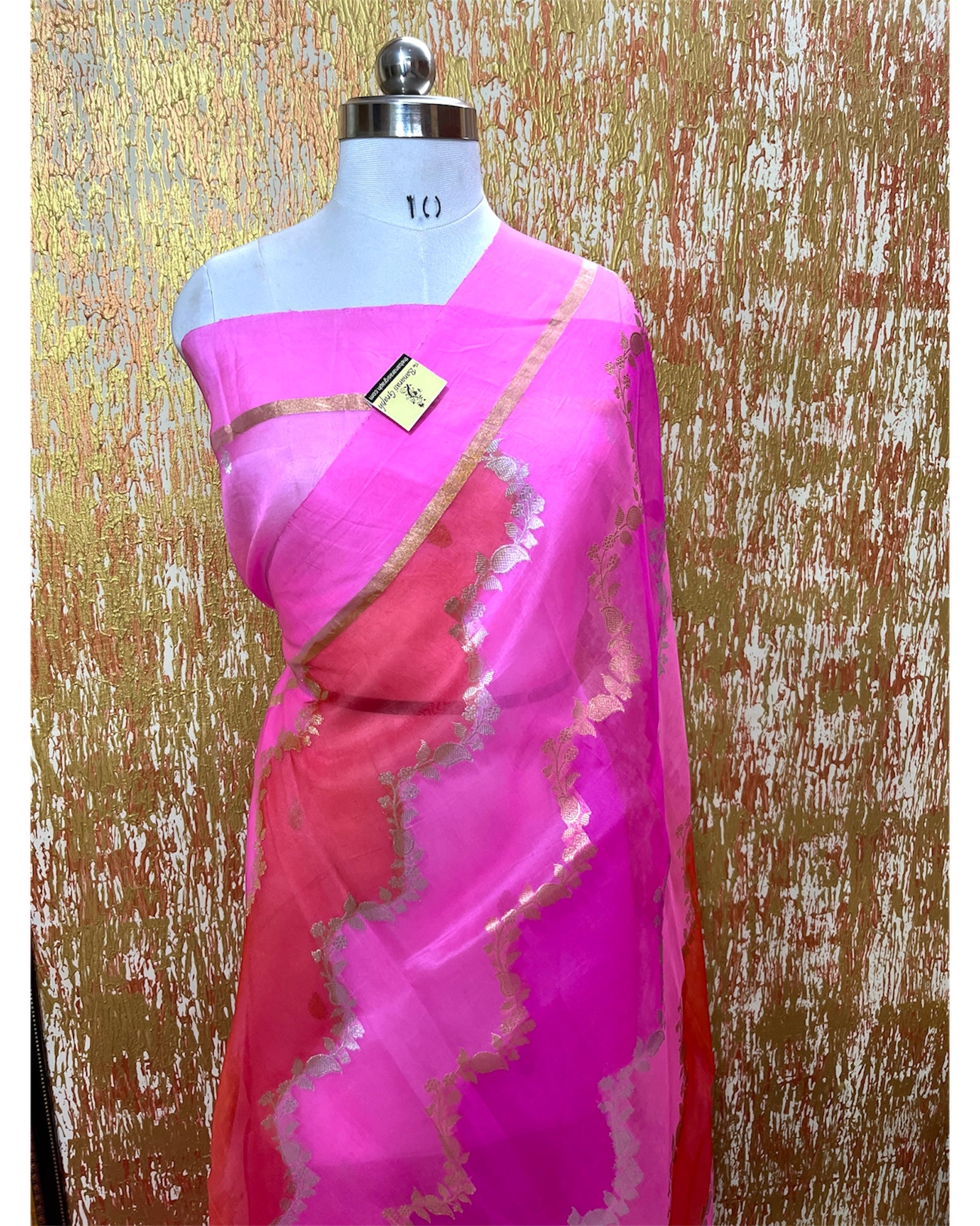 Rangkat Pure Kora Handloom Silk - Banarasi Saree