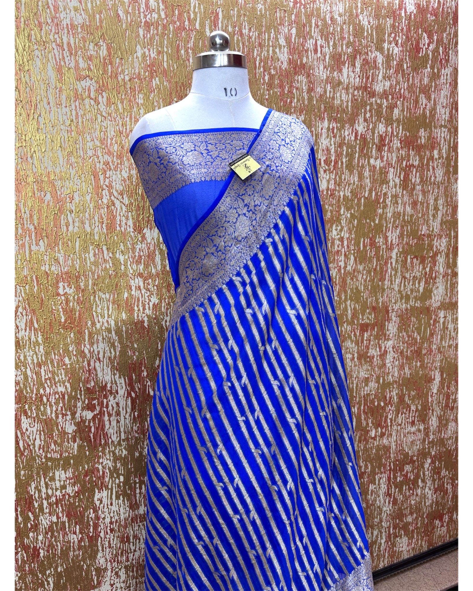 Pure Khaddi Chiffon Banarasi Saree