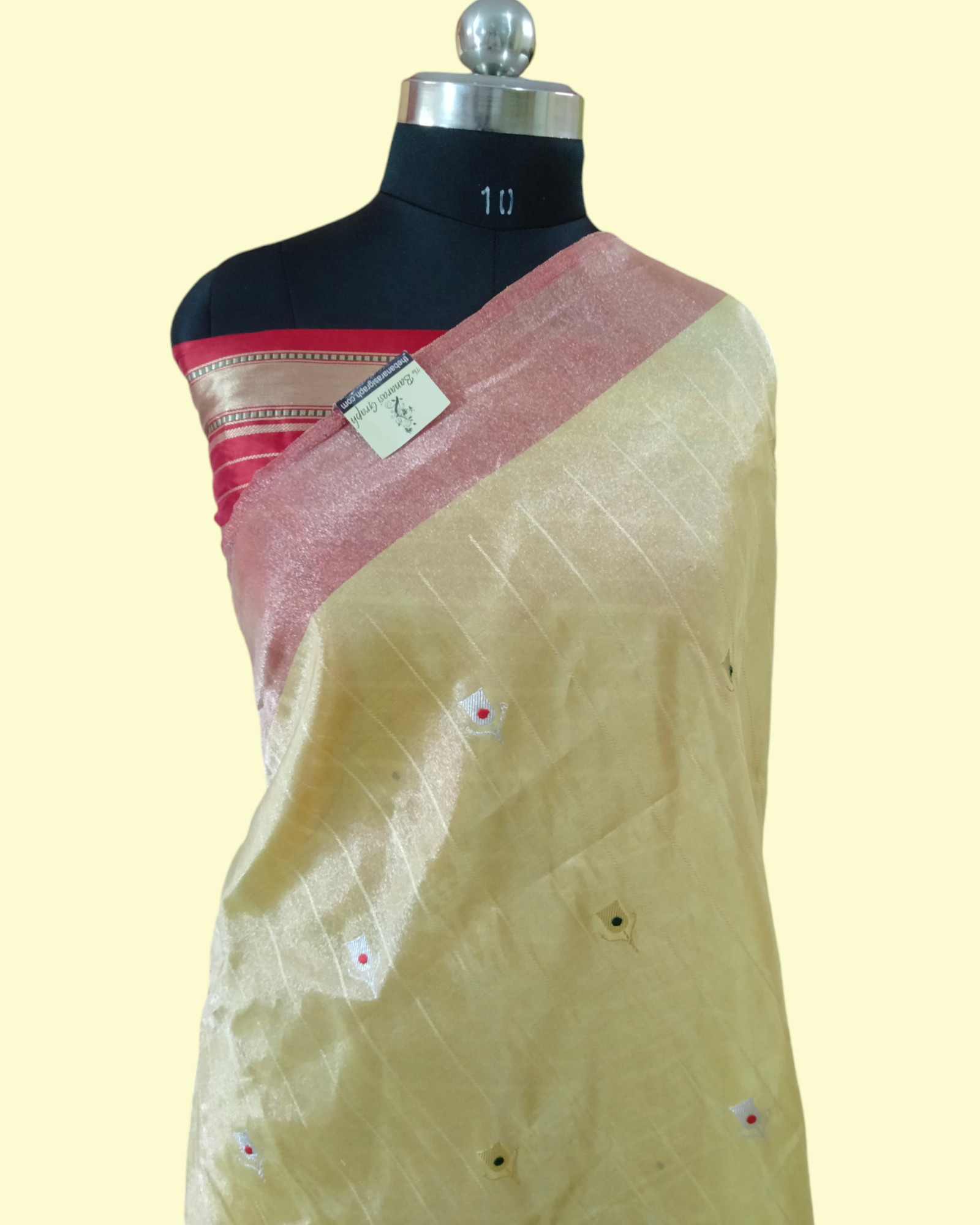 Pure Tissue Handloom Silk  Kadhua Motifs Sona Roopa With Meenakari - Katan Border Banarasi Saree