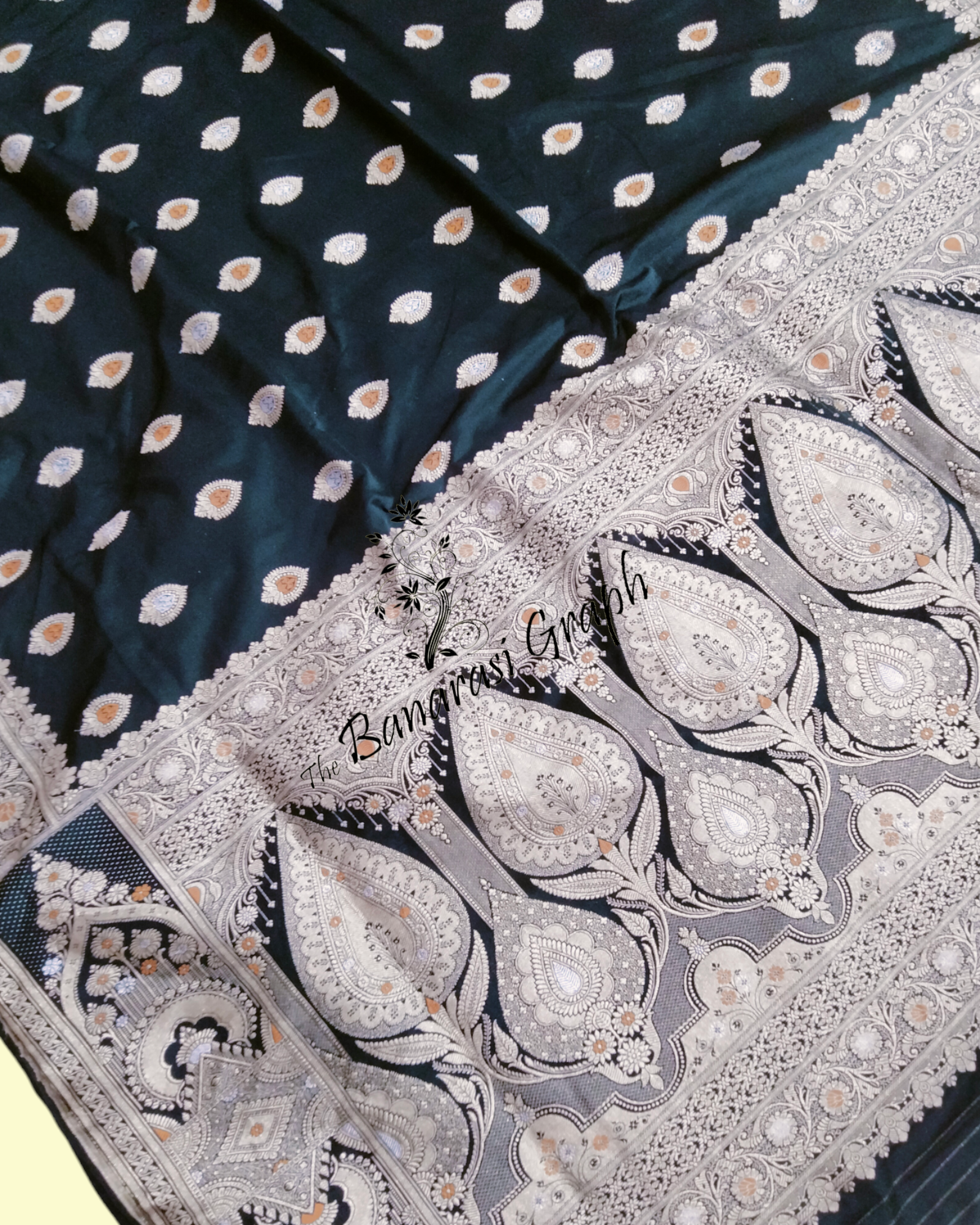 Pure Mashru Katan With Meenakari - Banarasi Saree