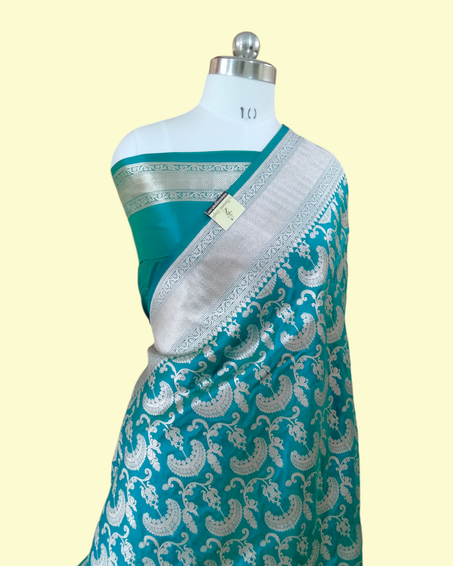 Pure Katan Handloom Silk Uppada - All Over Jaal Work Banarasi Saree
