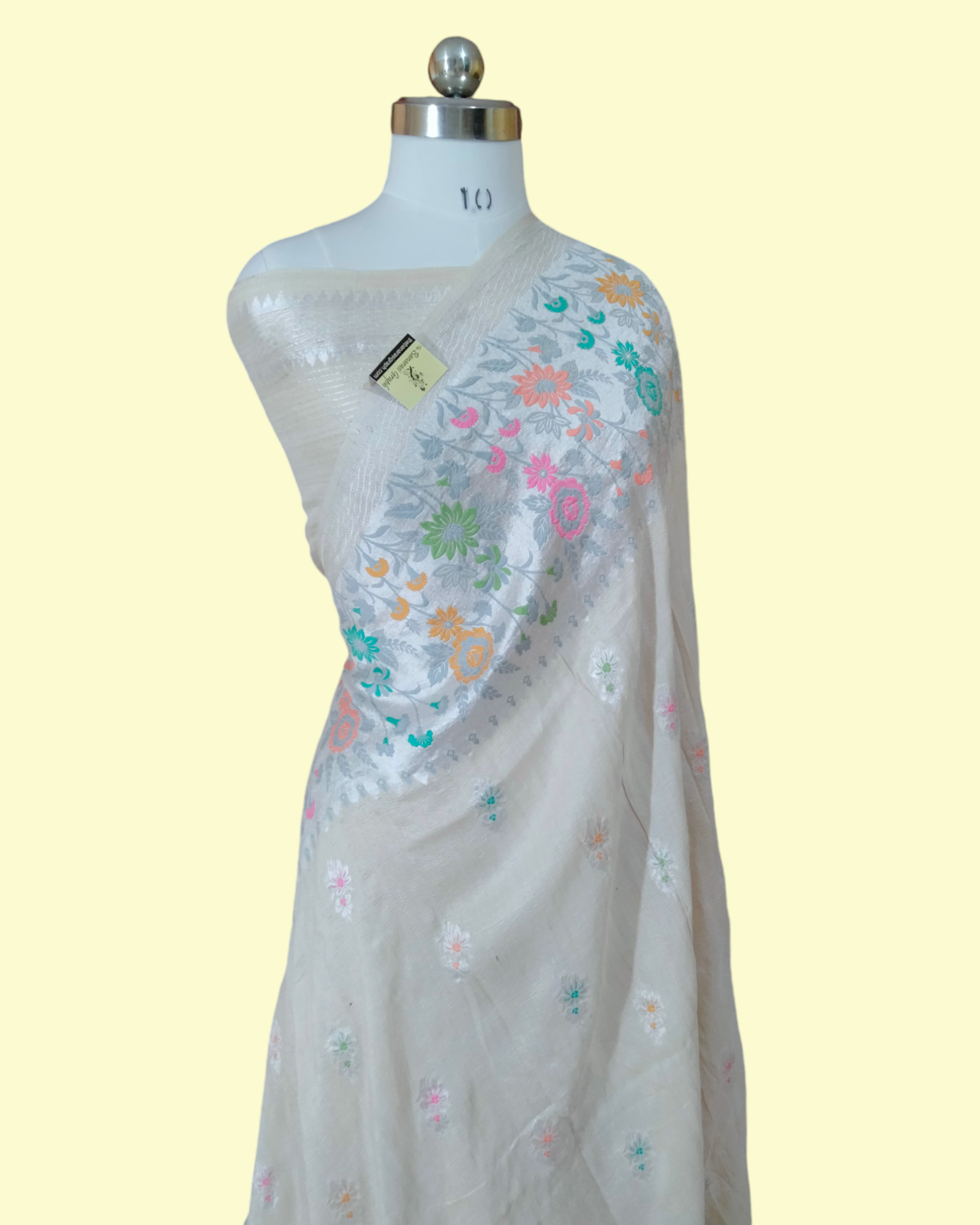 Pure Tussar Silk with Meenakari - Banarasi Saree