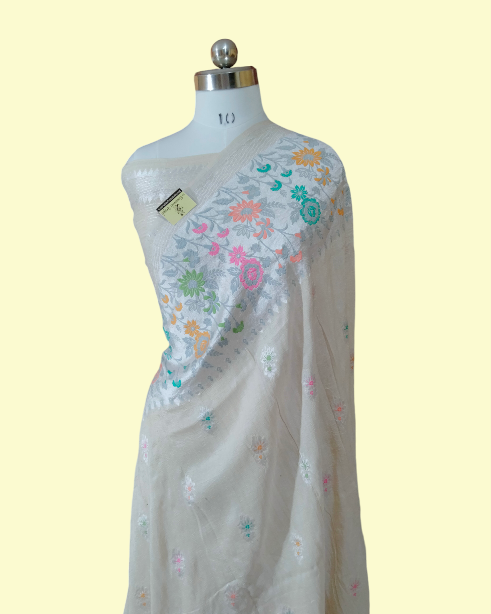 Pure Tussar Silk with Meenakari - Banarasi Saree