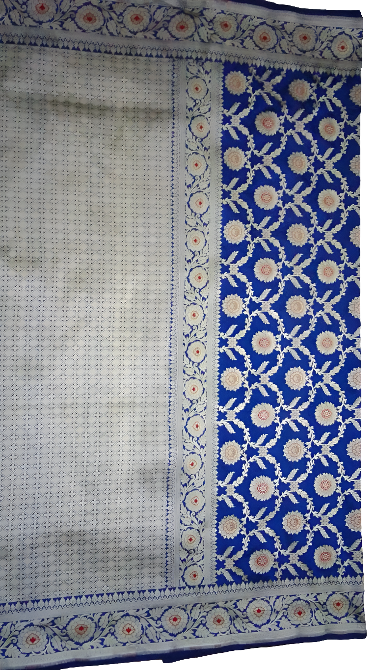 Nita Ambani Pure Katan Handloom Silk Alfi Meenakari - Banarasi Saree