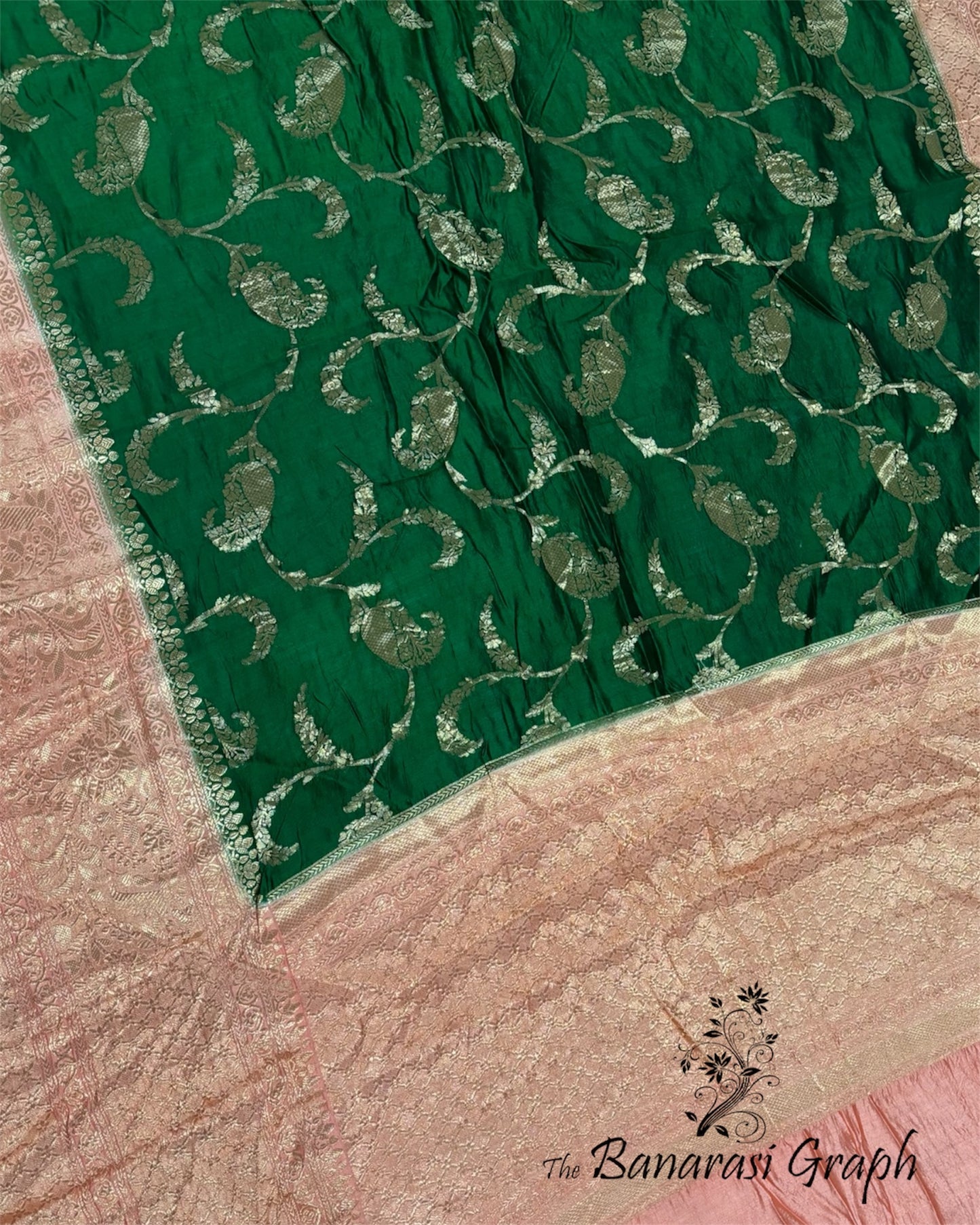 Pure Dupion Silk - Banarasi Saree