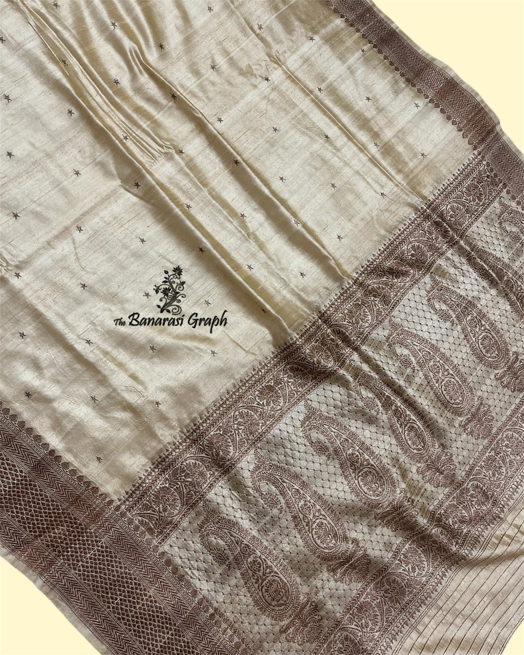 Pure Raw Handloom Silk - Kadhua Motifs Banarasi Saree