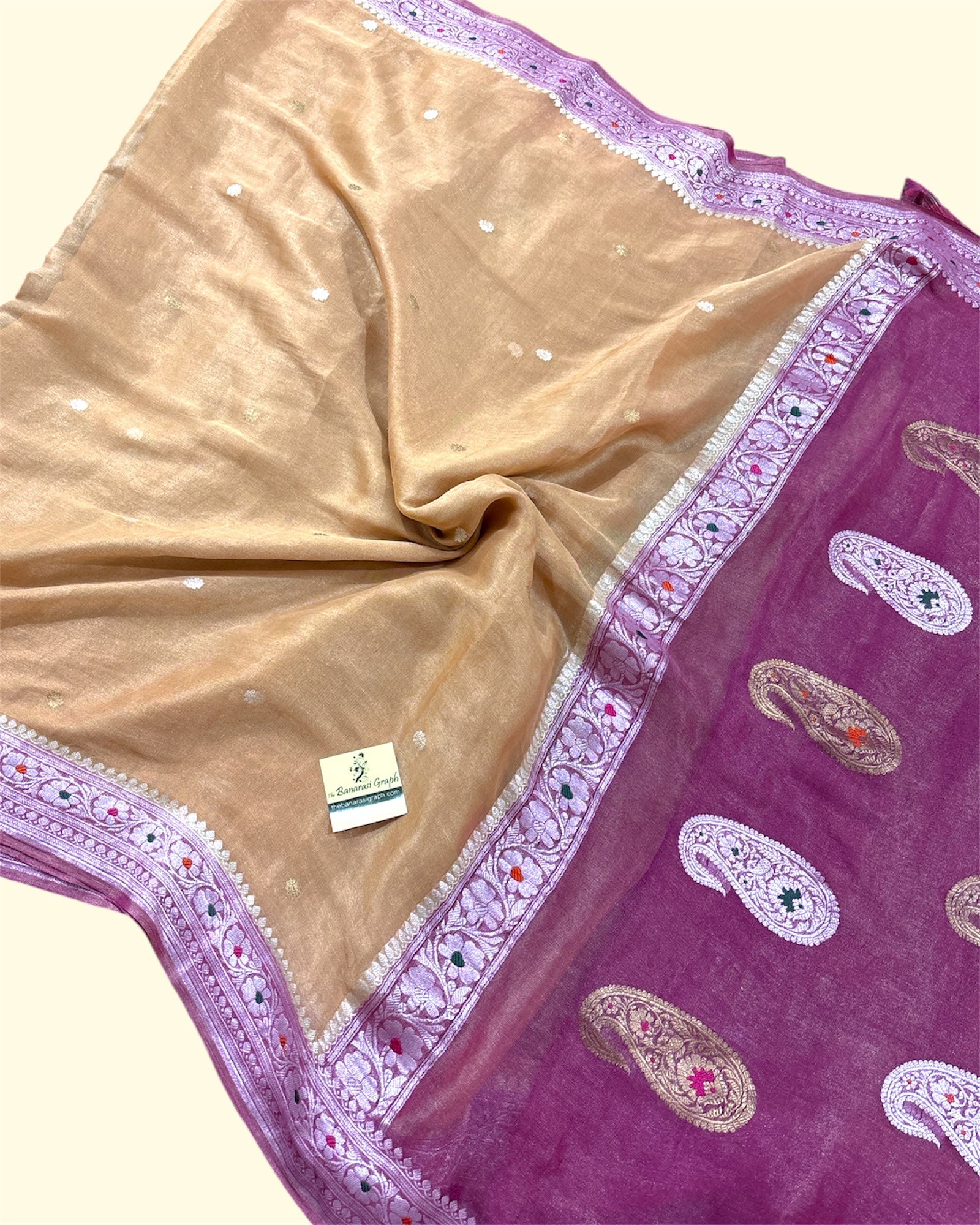 Pure Tissue Handloom - Kadhua Sona Rupa With Meenakari Banarasi Saree