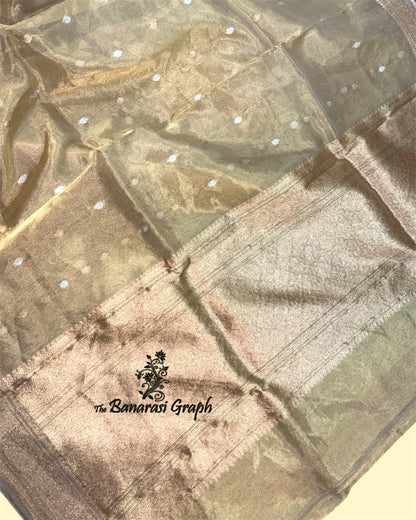 Pure Tissue Handloom Silk - Kadhua Motifs Banarasi Saree