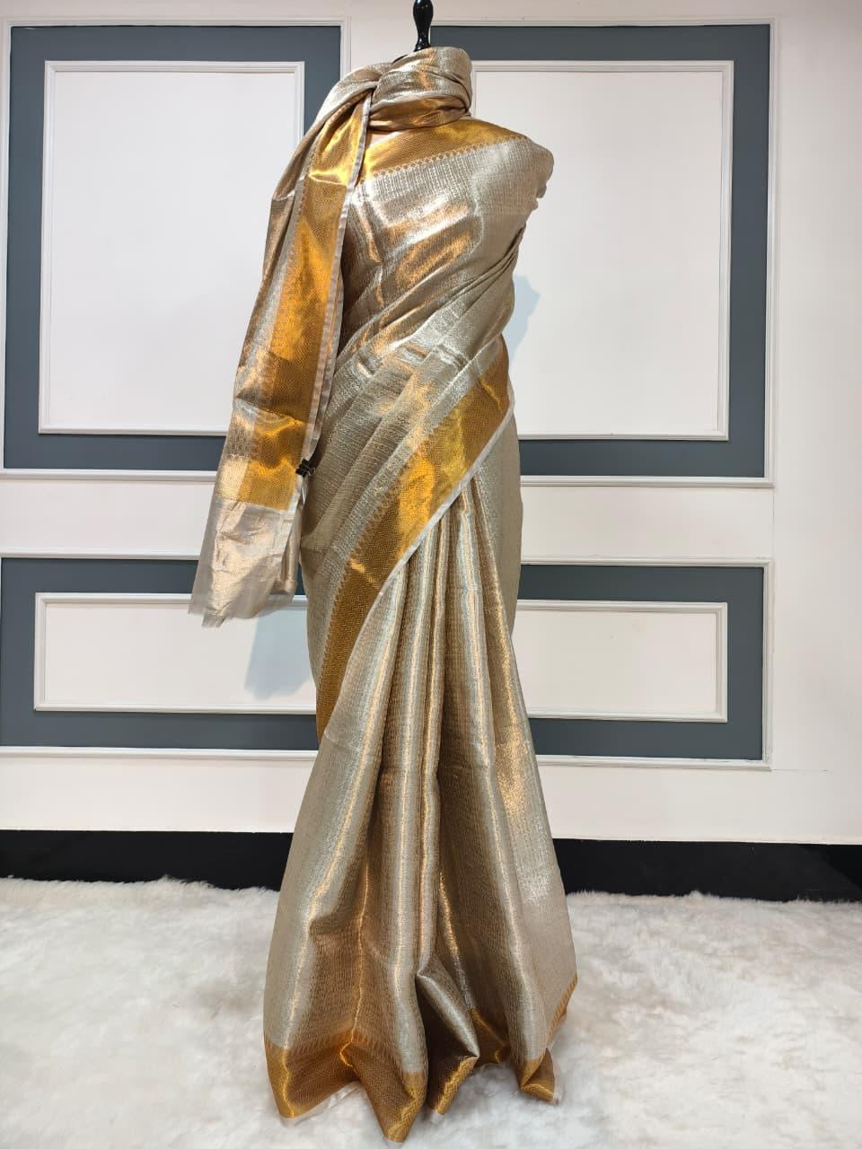 Pure Tissue Brocade - Banarasi Saree