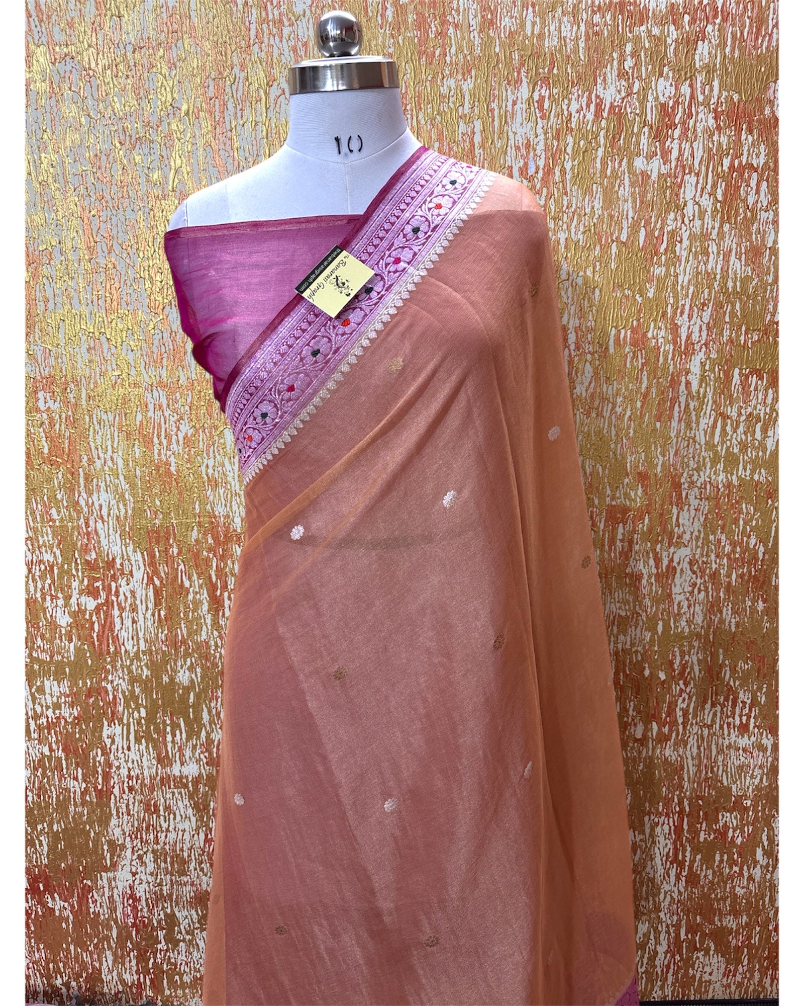 Pure Tissue Handloom - Kadhua Sona Rupa With Meenakari Banarasi Saree