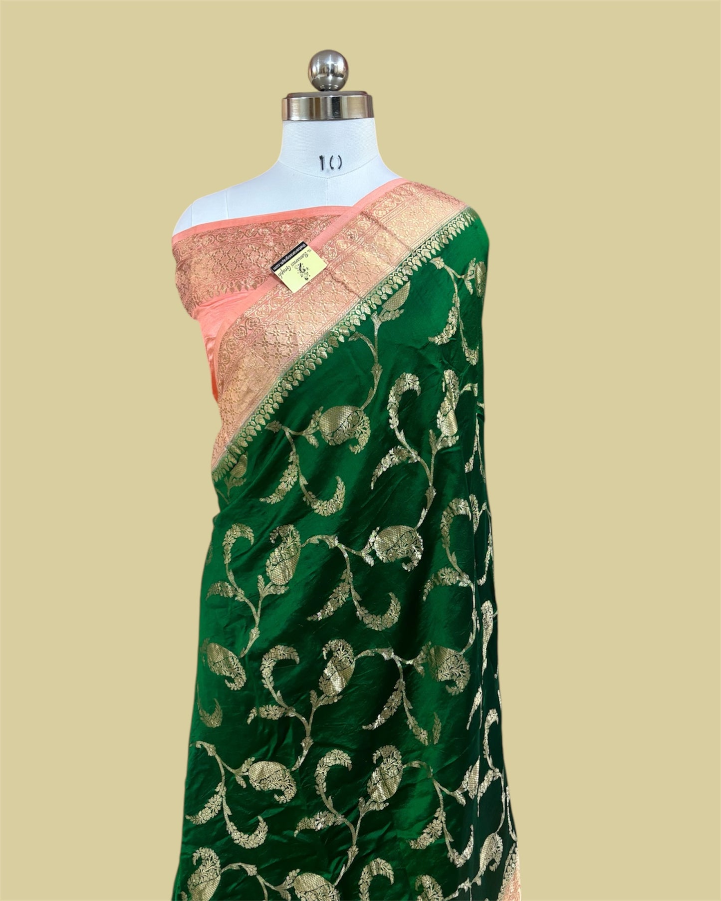 Pure Dupion Silk - Banarasi Saree