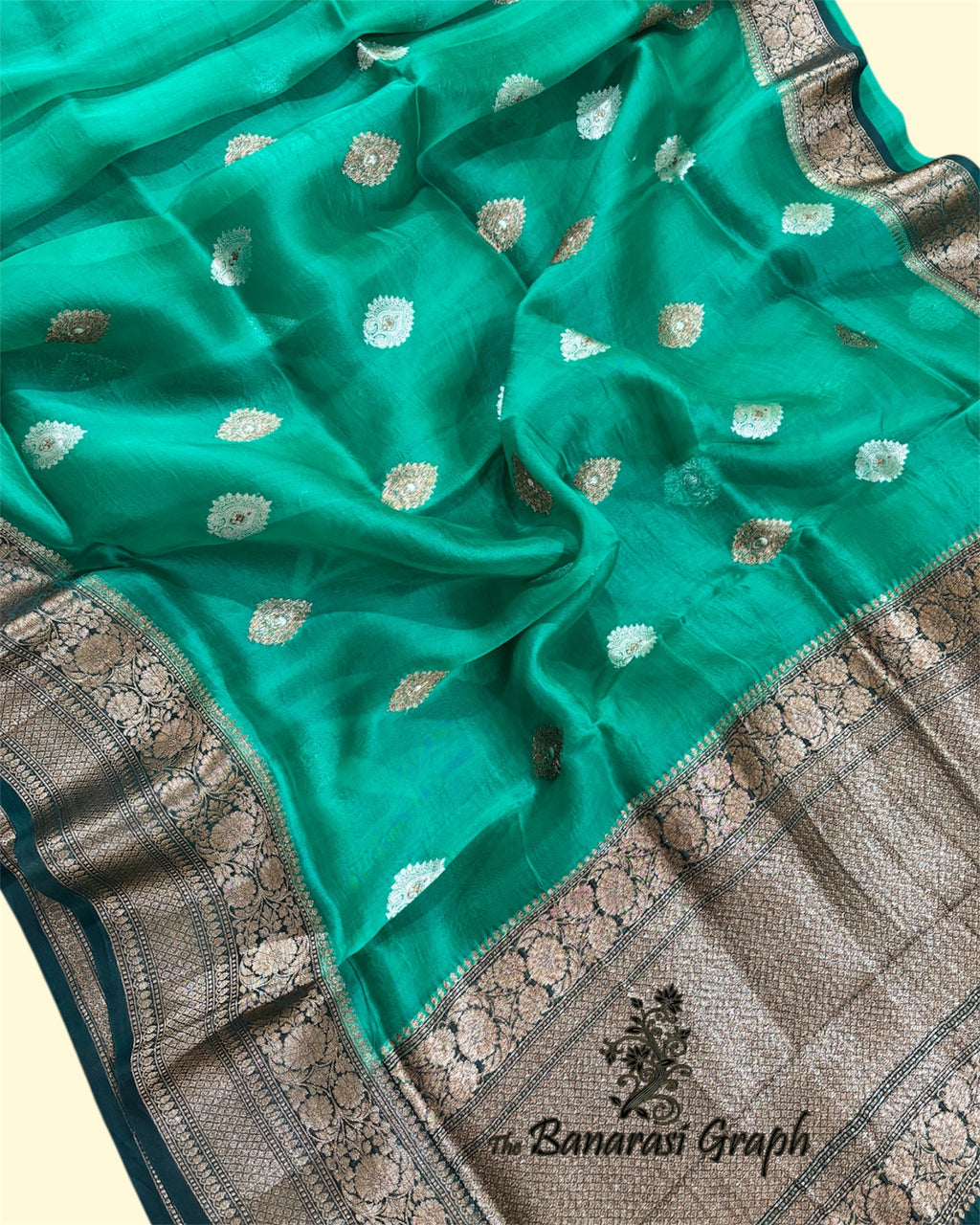 Pure Kora Silk - Sona Rupa Banarasi Saree