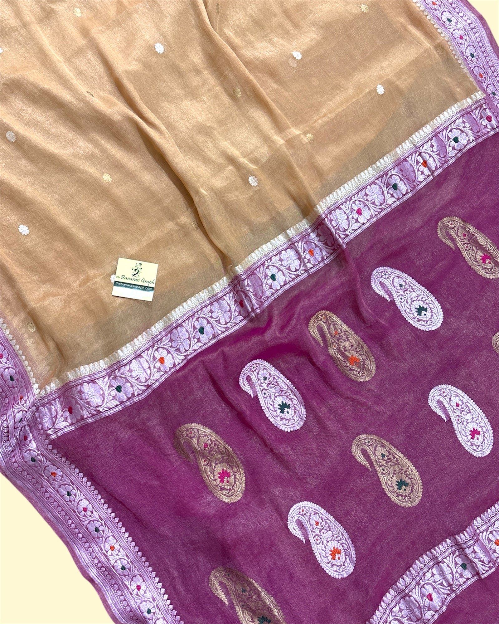 Pure Tissue Handloom - Kadhua Sona Rupa With Meenakari Banarasi Saree
