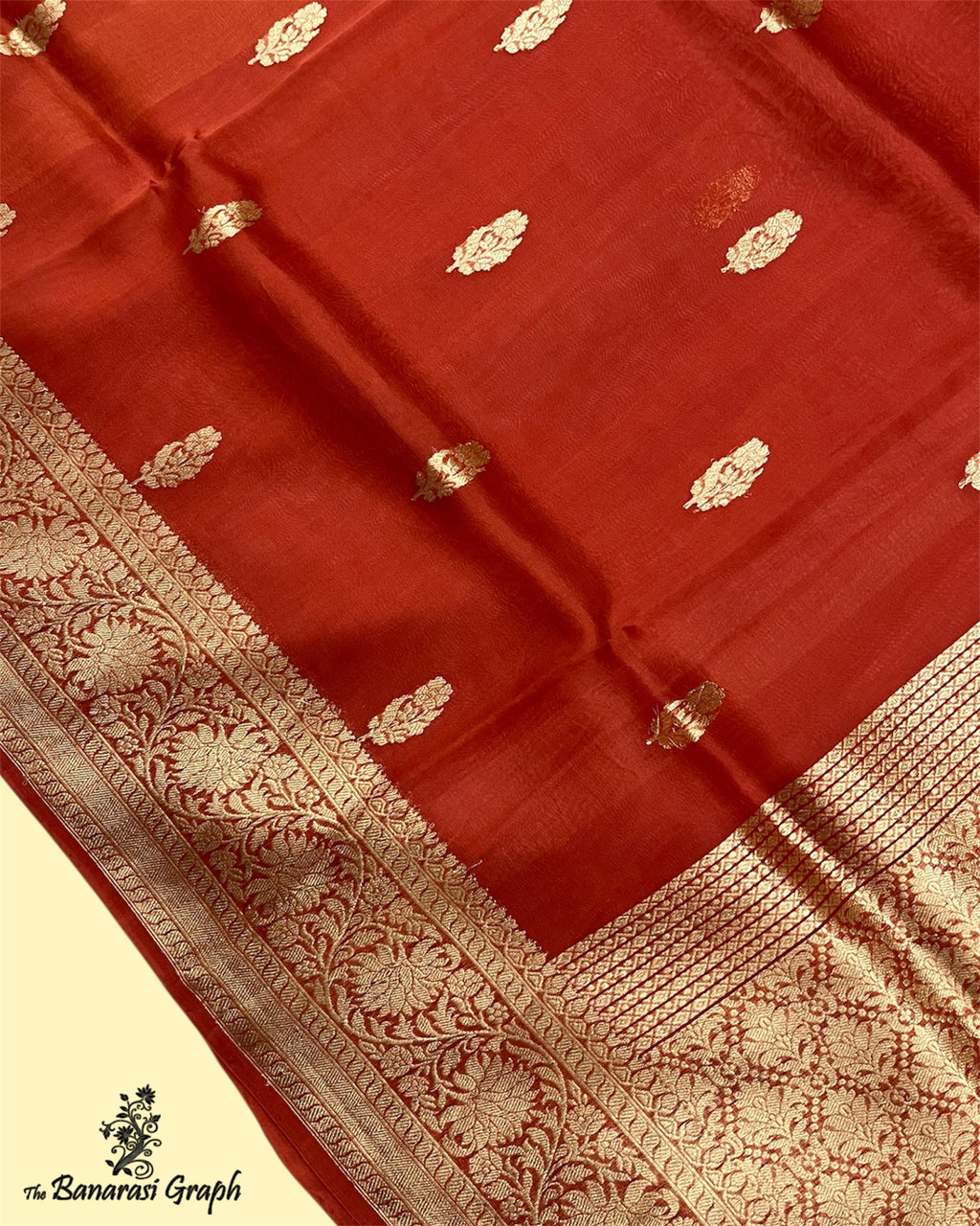 Pure Kora Handloom Silk - Kadhua Motifs Banarasi Saree