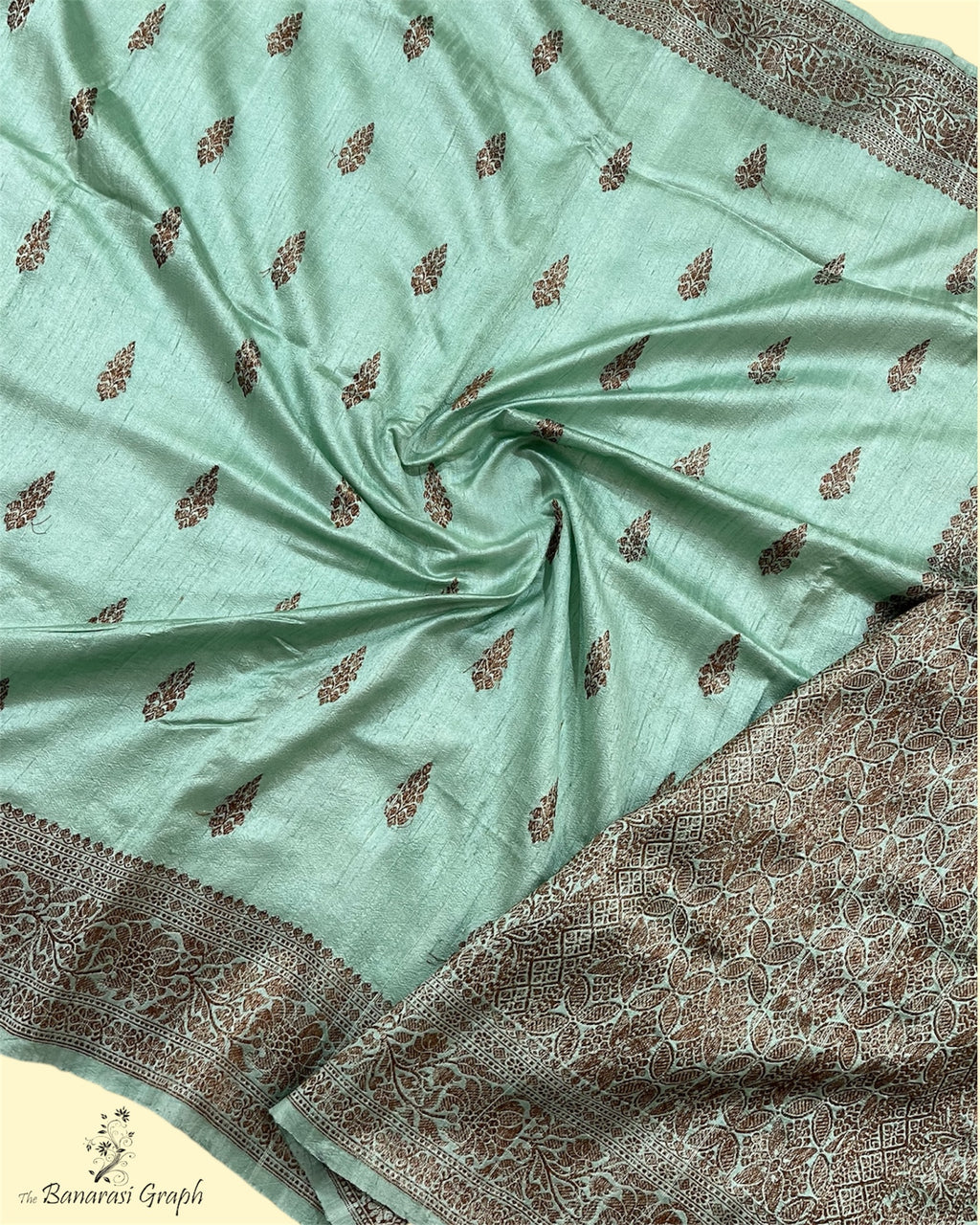 Pure Raw Handloom Silk - Kadhua Motifs Banarasi Saree