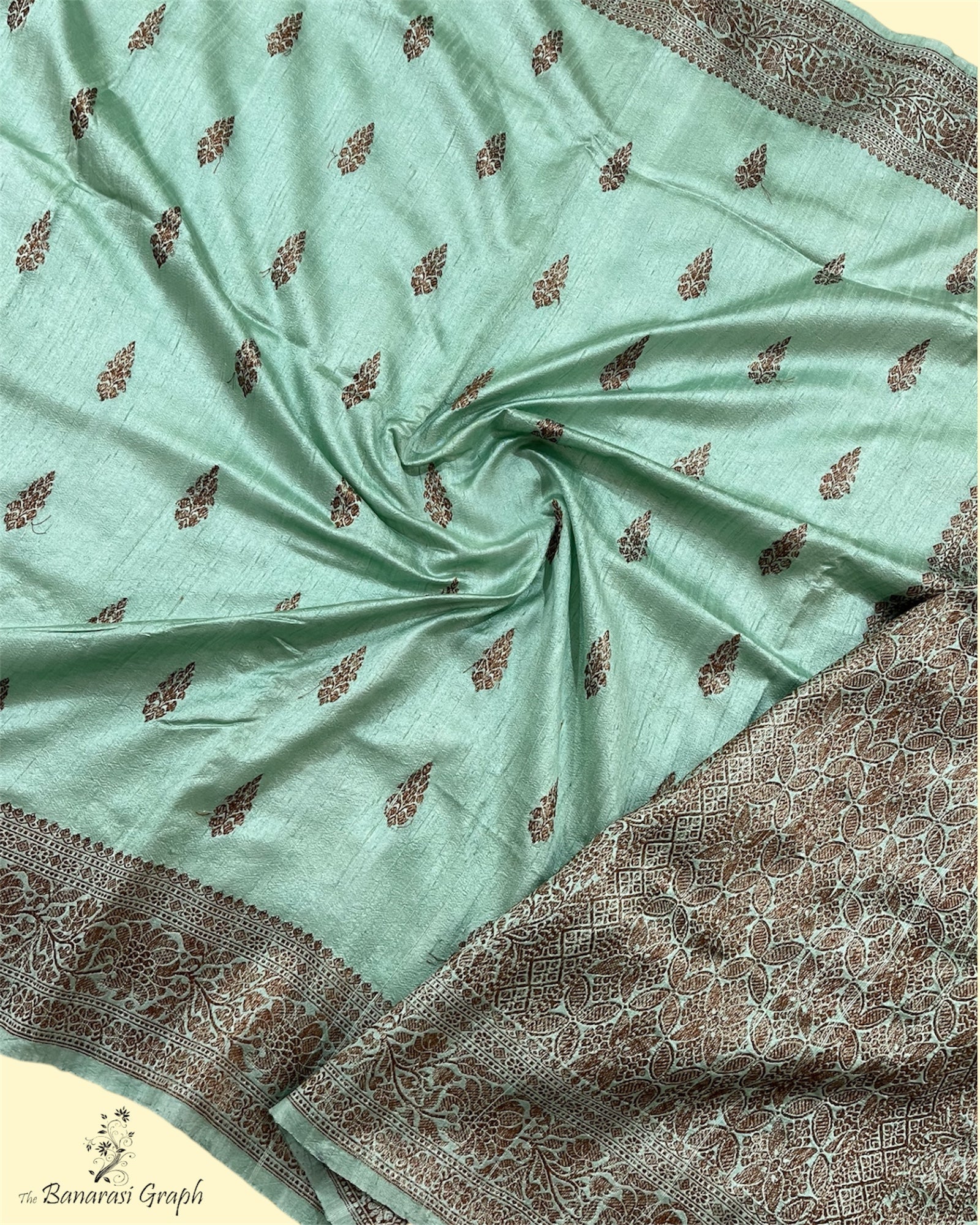 Pure Raw Handloom Silk - Kadhua Motifs Banarasi Saree