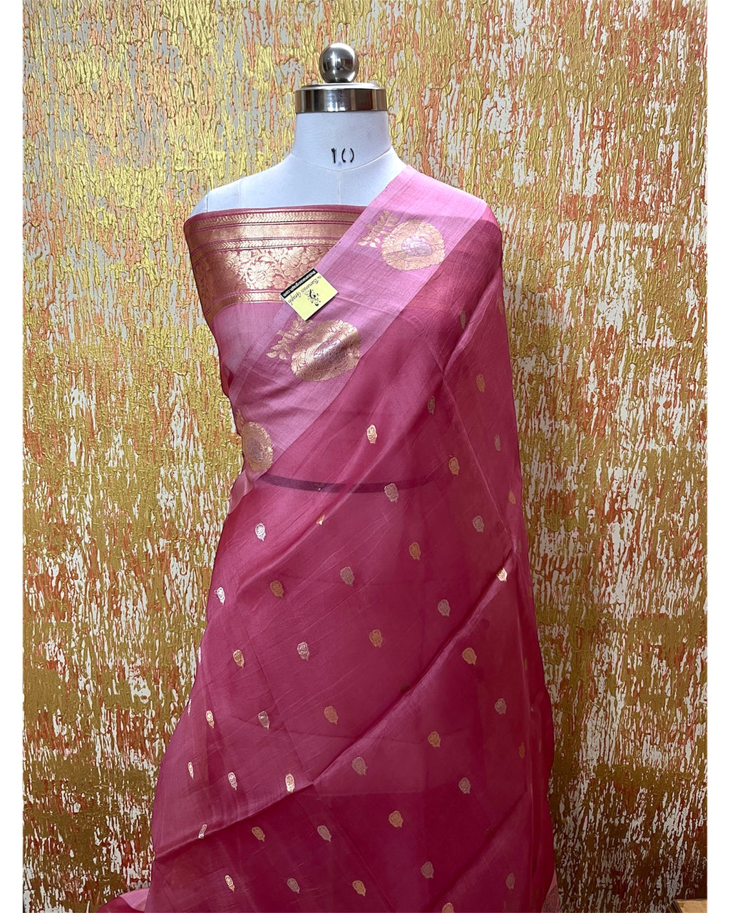 Pure Kora Handloom Silk - Kadhua Motifs Banarasi Saree