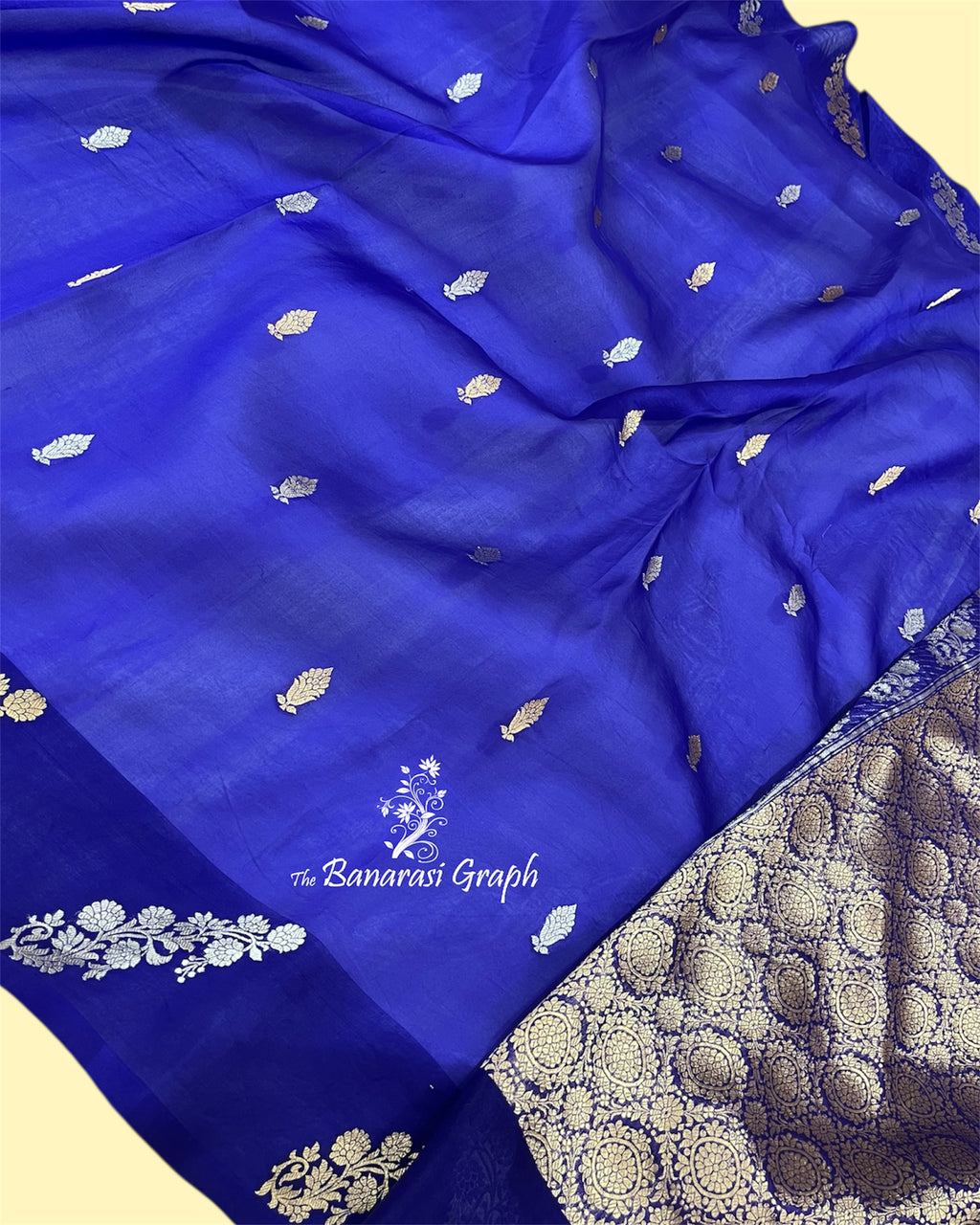 Pure Kora Handloom Silk - Kadhua Motifs sona Rupa Banarasi Saree