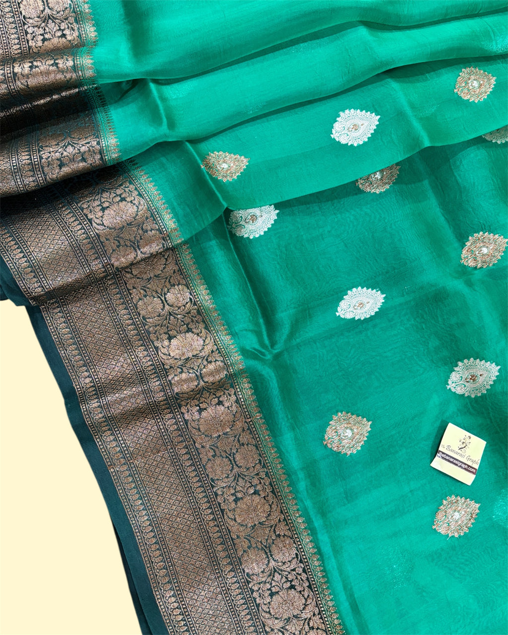 Pure Kora Silk - Sona Rupa Banarasi Saree