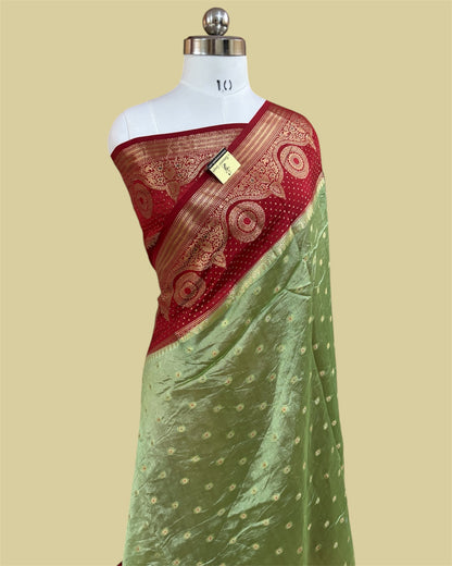 Pure Chiniya Silk - Banarasi Saree