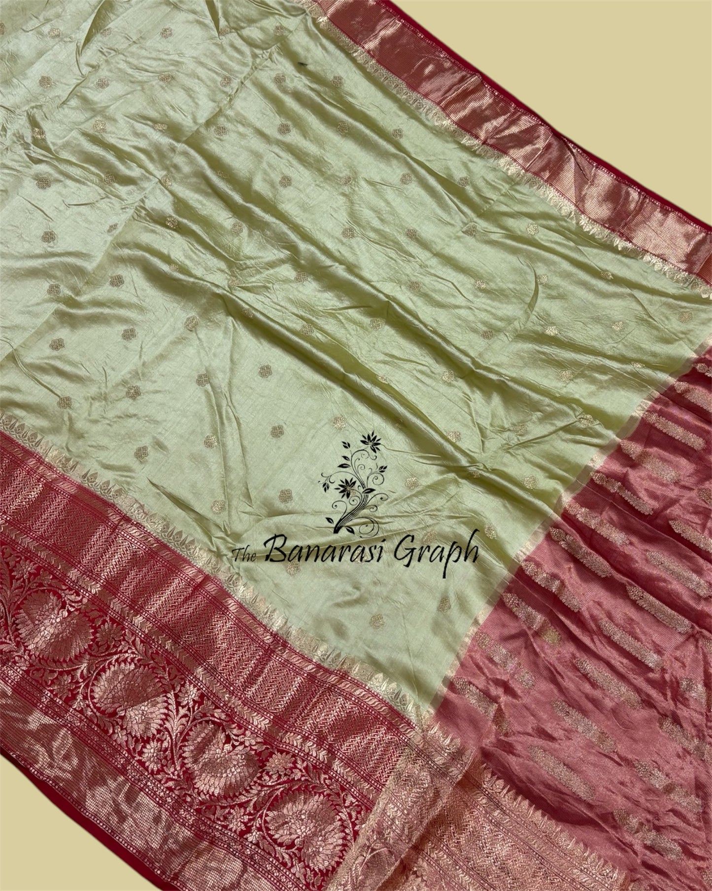 Pure Chiniya Silk - Banarasi Saree