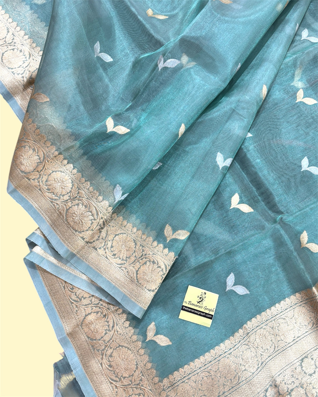Pure Tissue Handloom Silk - Kadhua Motifs Sona Rupa Banarasi Saree