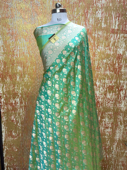 Pure Katan Handloom Silk - Banarasi Saree
