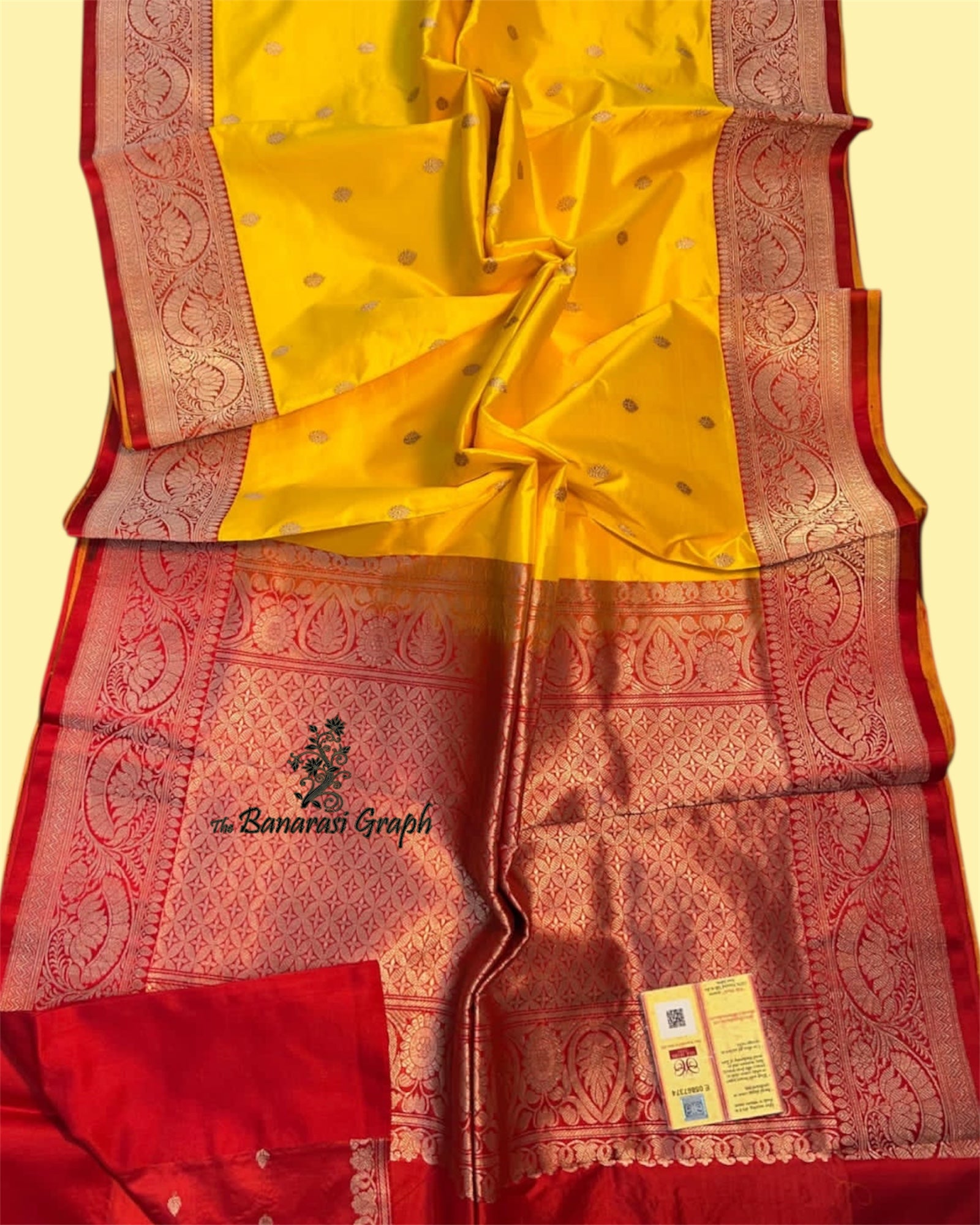 Pure Katan Handloom Silk - Kadhua Motifs Banarasi Saree