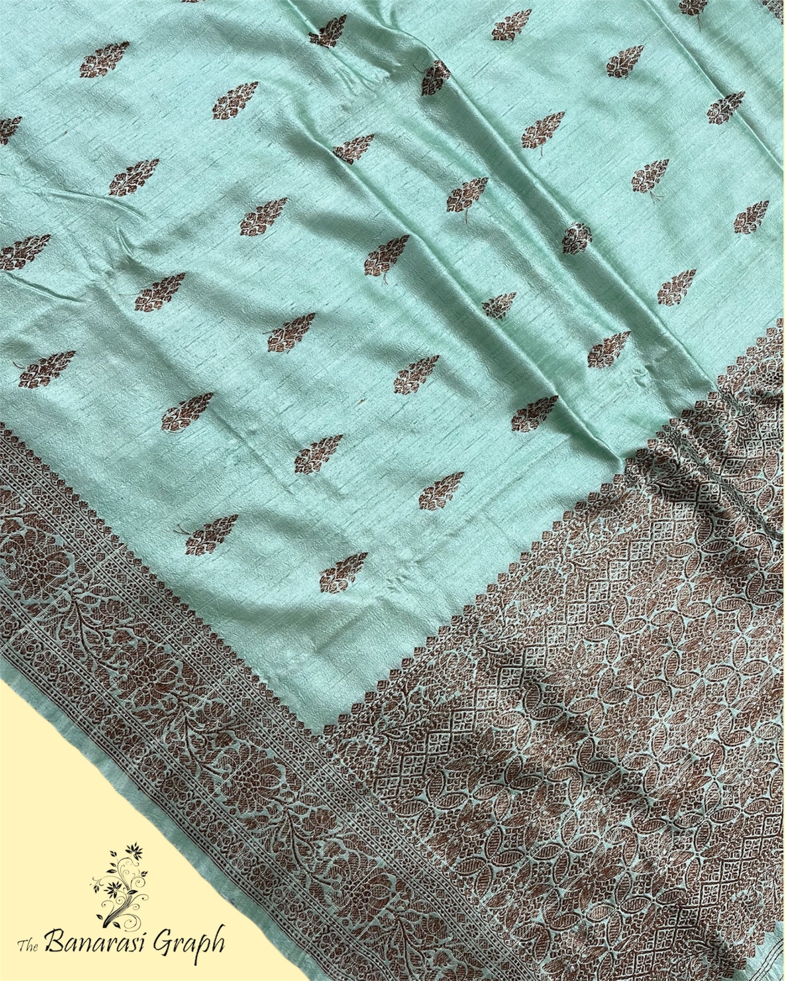 Pure Raw Handloom Silk - Kadhua Motifs Banarasi Saree