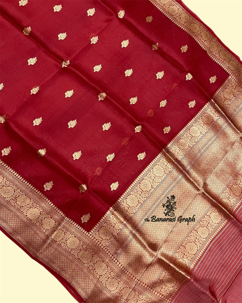 Pure Kora Handloom Silk - Kadhua Motifs Banarasi Saree