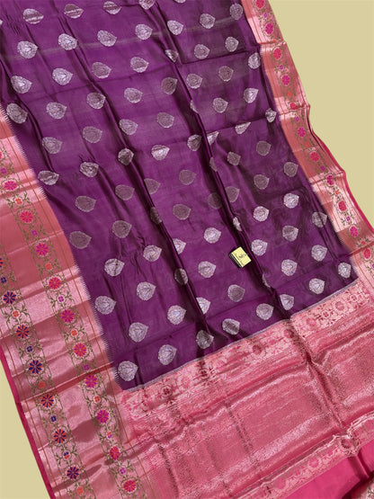 Pure Dupion Pathni Silk - Banarasi Saree