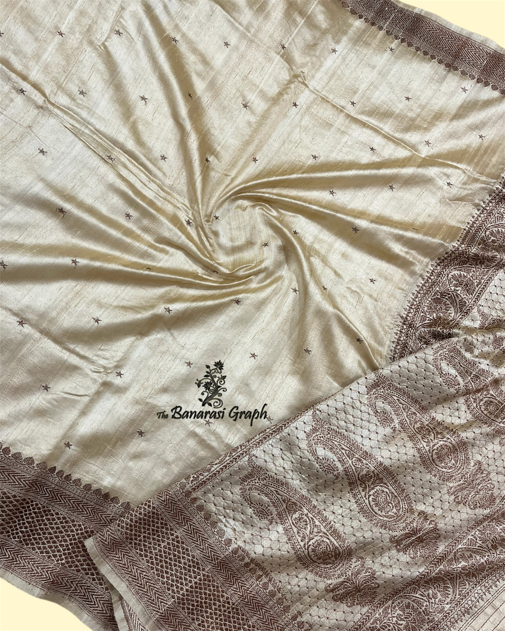 Pure Raw Handloom Silk - Kadhua Motifs Banarasi Saree