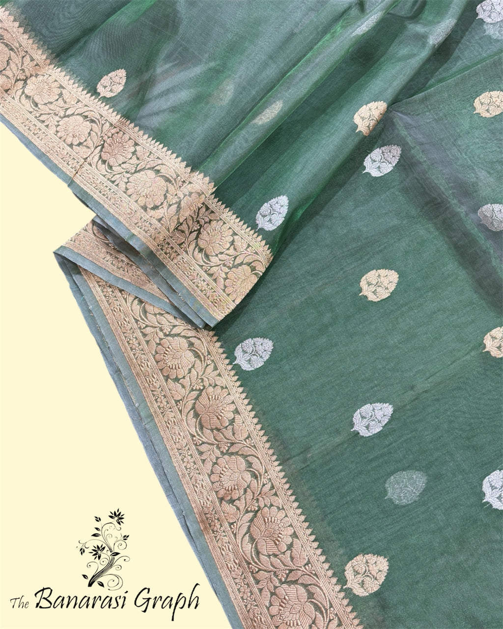 Pure Tissue Handloom Silk - Kadhua Motifs Sona Rupa Banarasi Saree