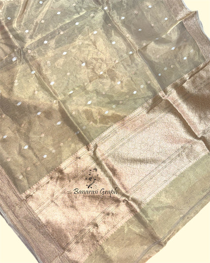 Pure Tissue Handloom Silk - Kadhua Motifs Banarasi Saree