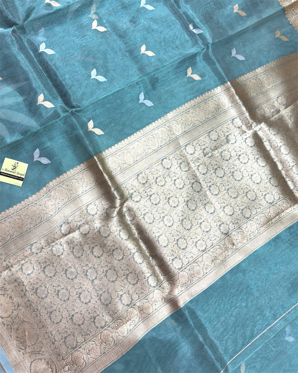 Pure Tissue Handloom Silk - Kadhua Motifs Sona Rupa Banarasi Saree