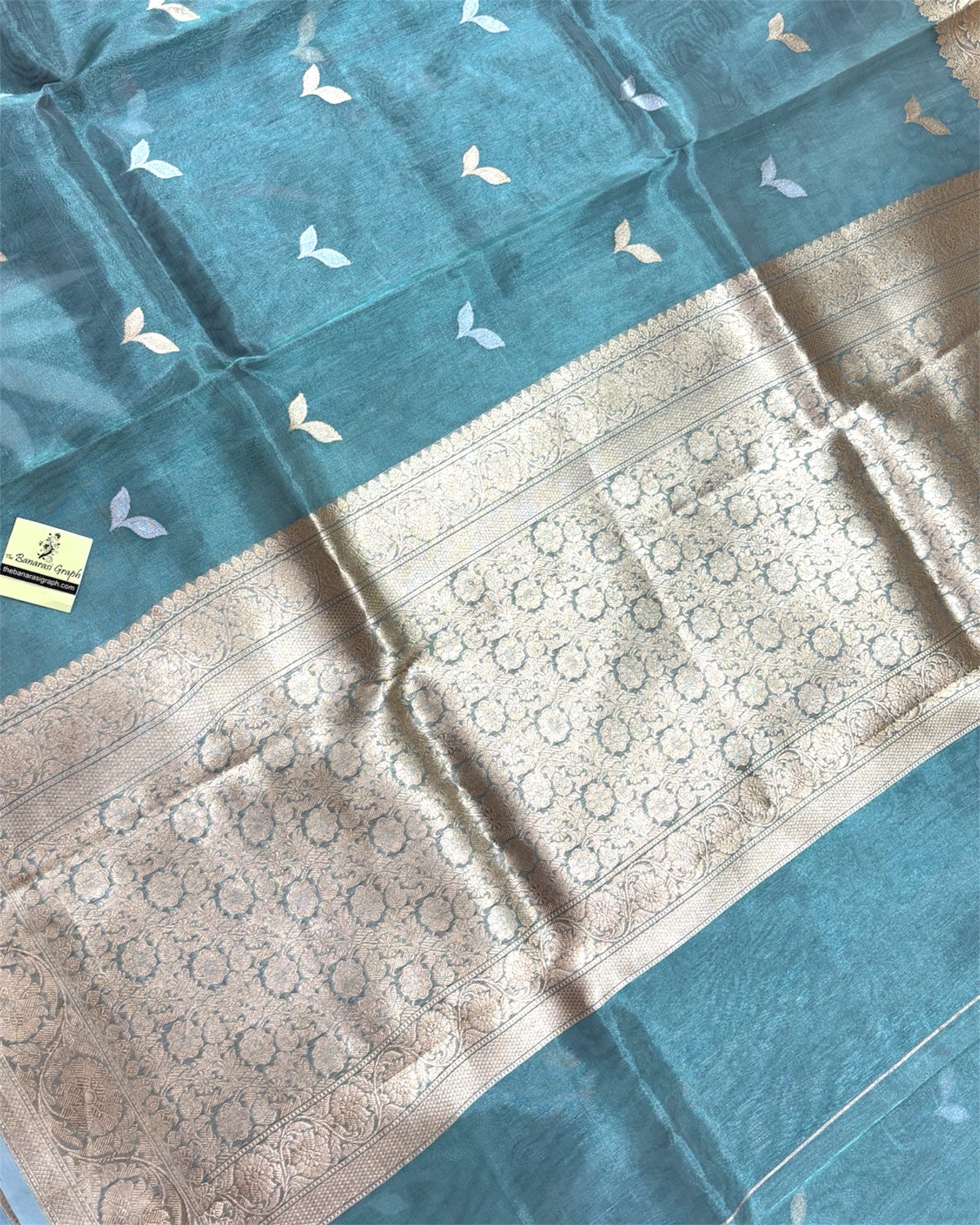 Pure Tissue Handloom Silk - Kadhua Motifs Sona Rupa Banarasi Saree