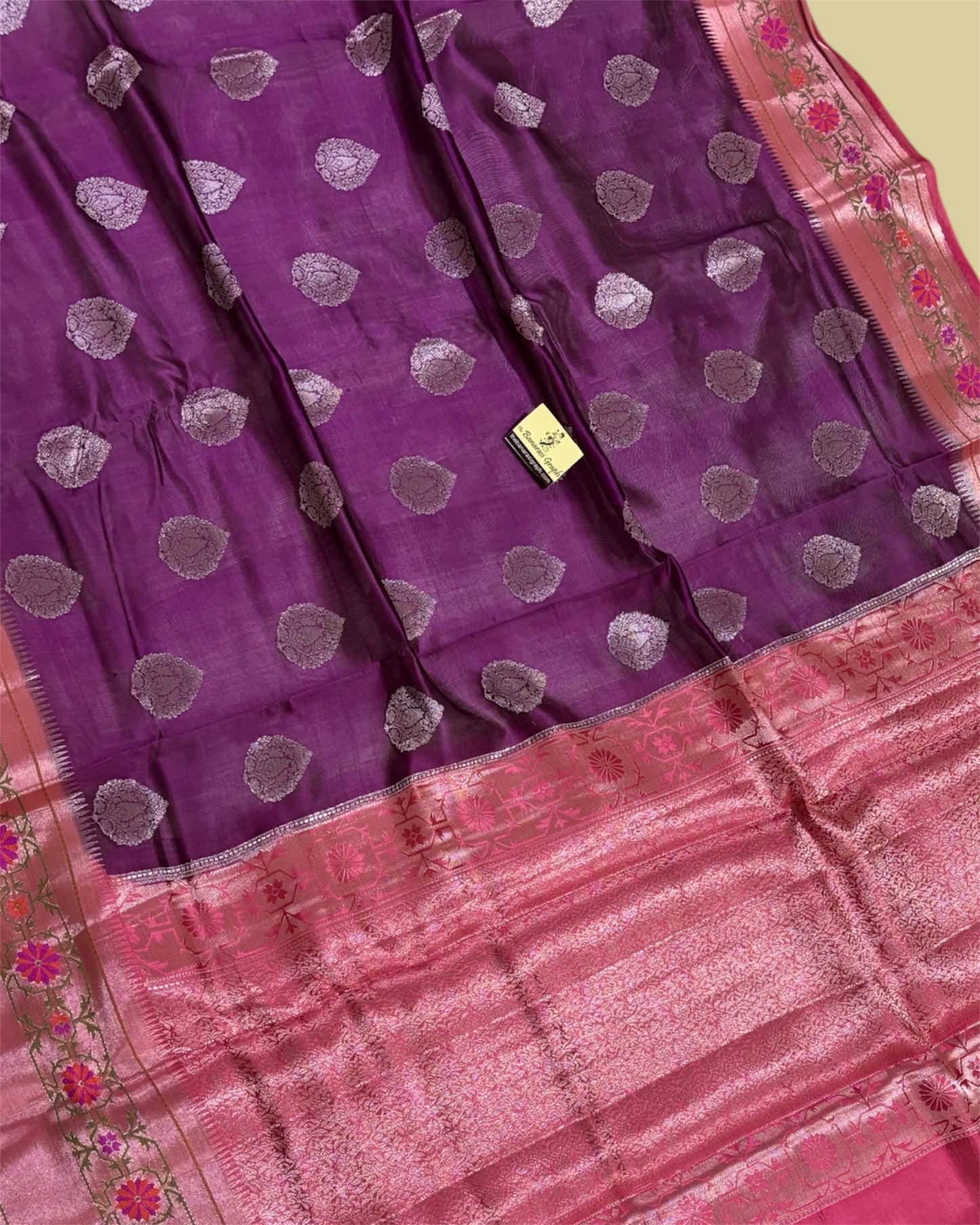 Pure Dupion Pathni Silk - Banarasi Saree