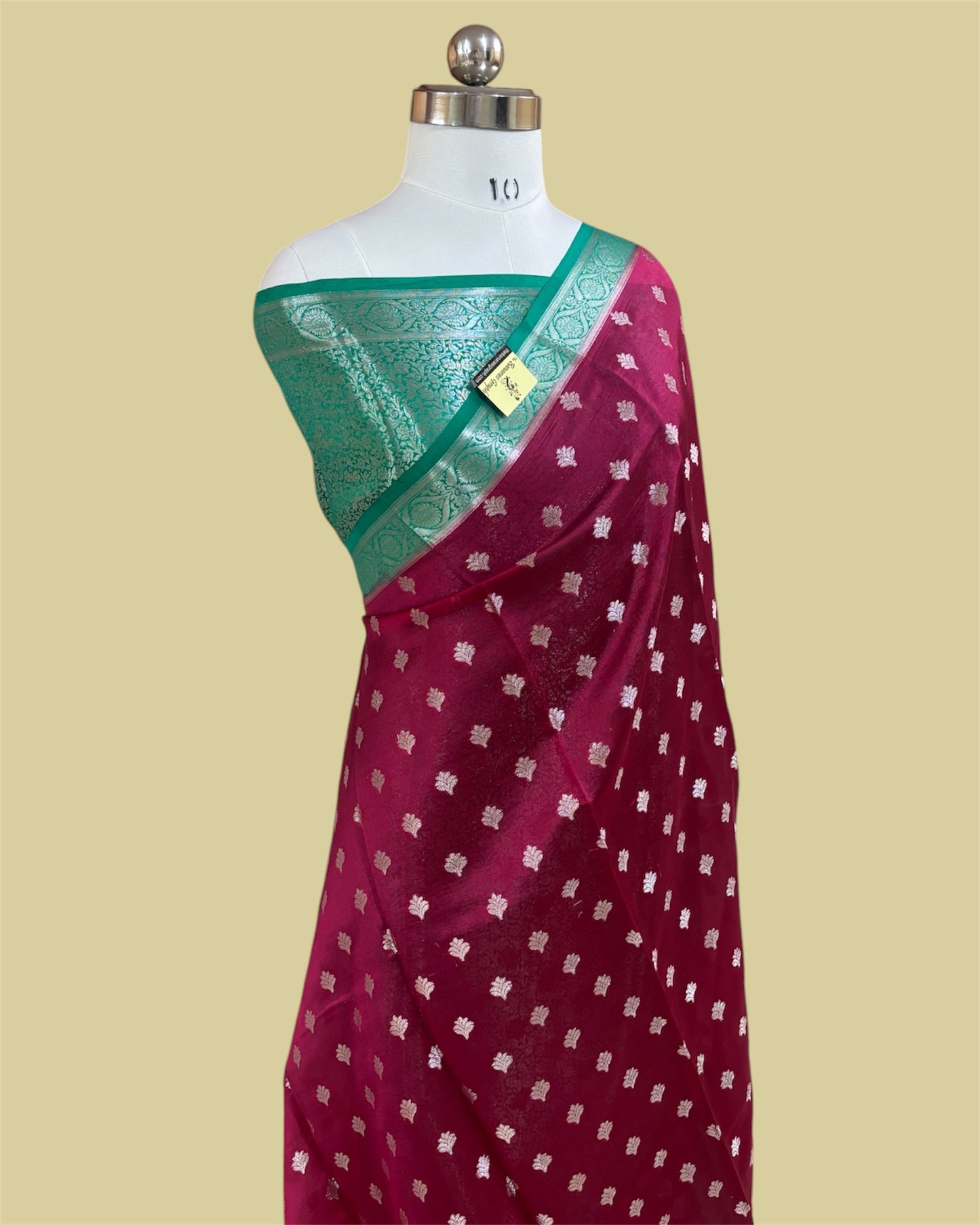 Pure Dupion Pathni Silk - Banarasi Saree