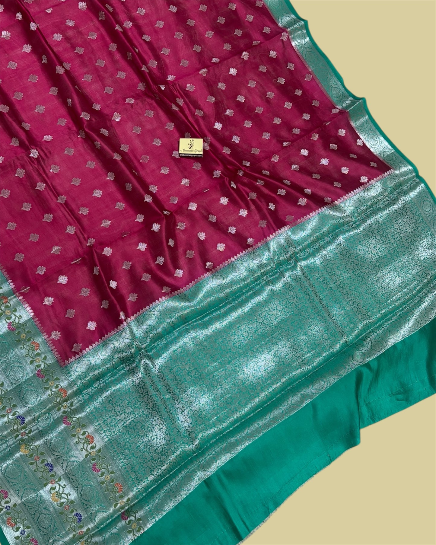 Pure Dupion Pathni Silk - Banarasi Saree